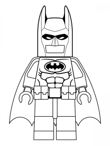Imagen de Lego Batman para descargar y colorear