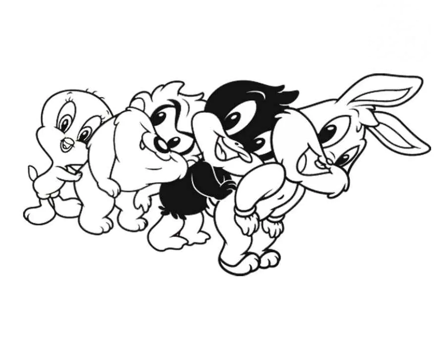 Páginas para colorear de Looney Tunes para niños