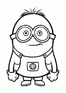 Páginas para colorear de Los Minions para niños