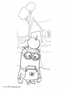 Dibujo de Los Minions para imprimir y colorear