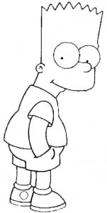 Dibujos para colorear de Los Simpson (Página de Mandalas Coloring pages for kids  para imprimir)