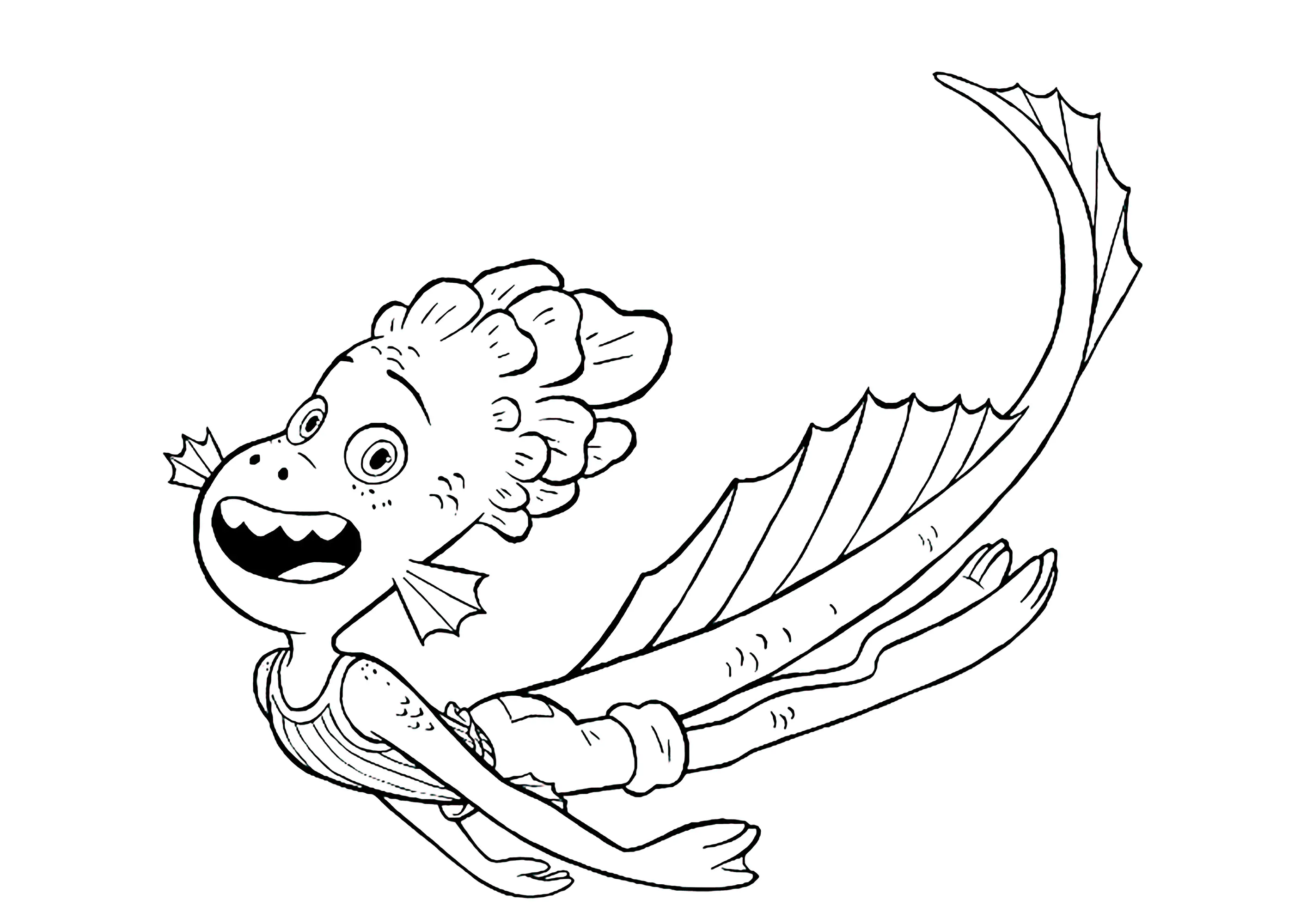 Alberto (Página de Luca para imprimir para niños)