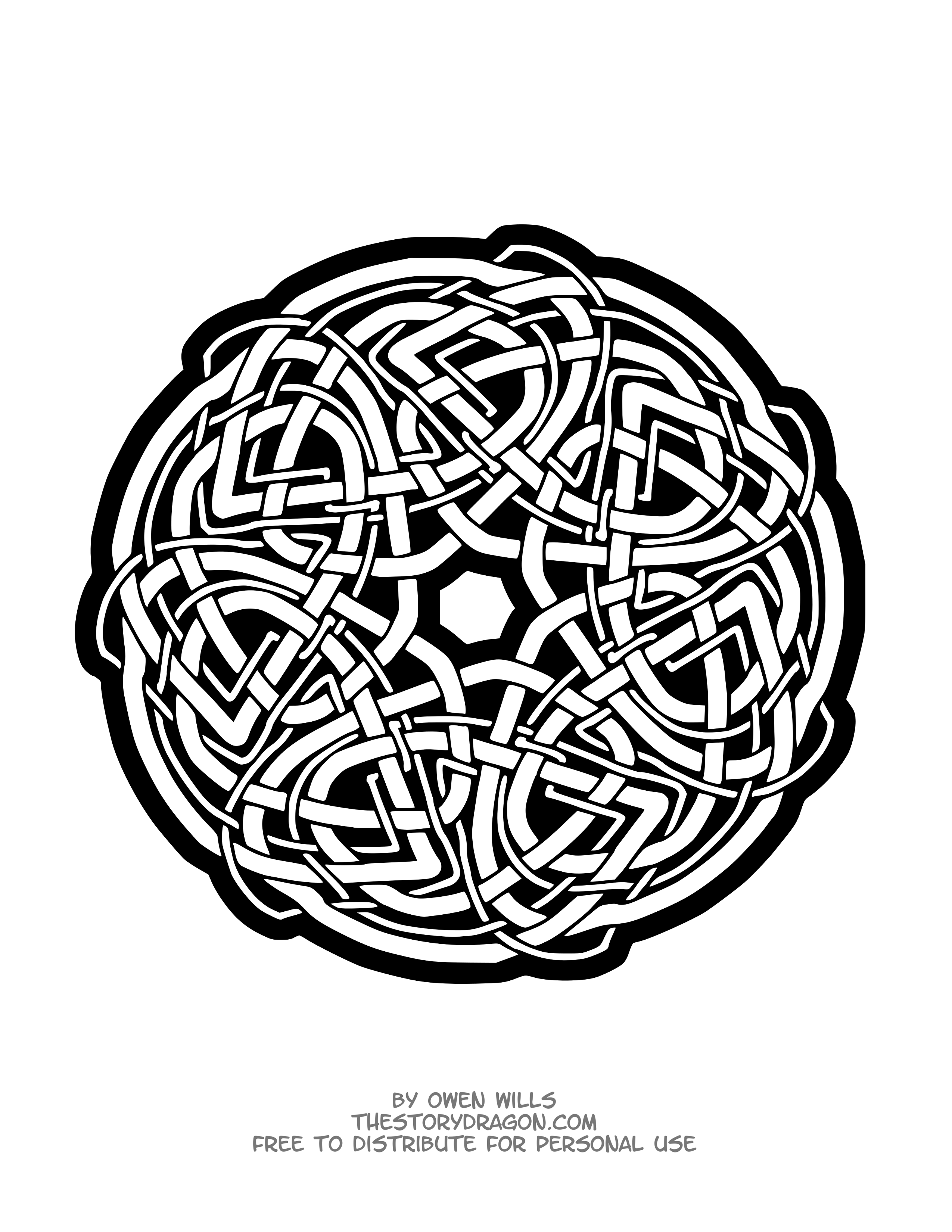 Dibujos para colorear de Mandalas para descargar