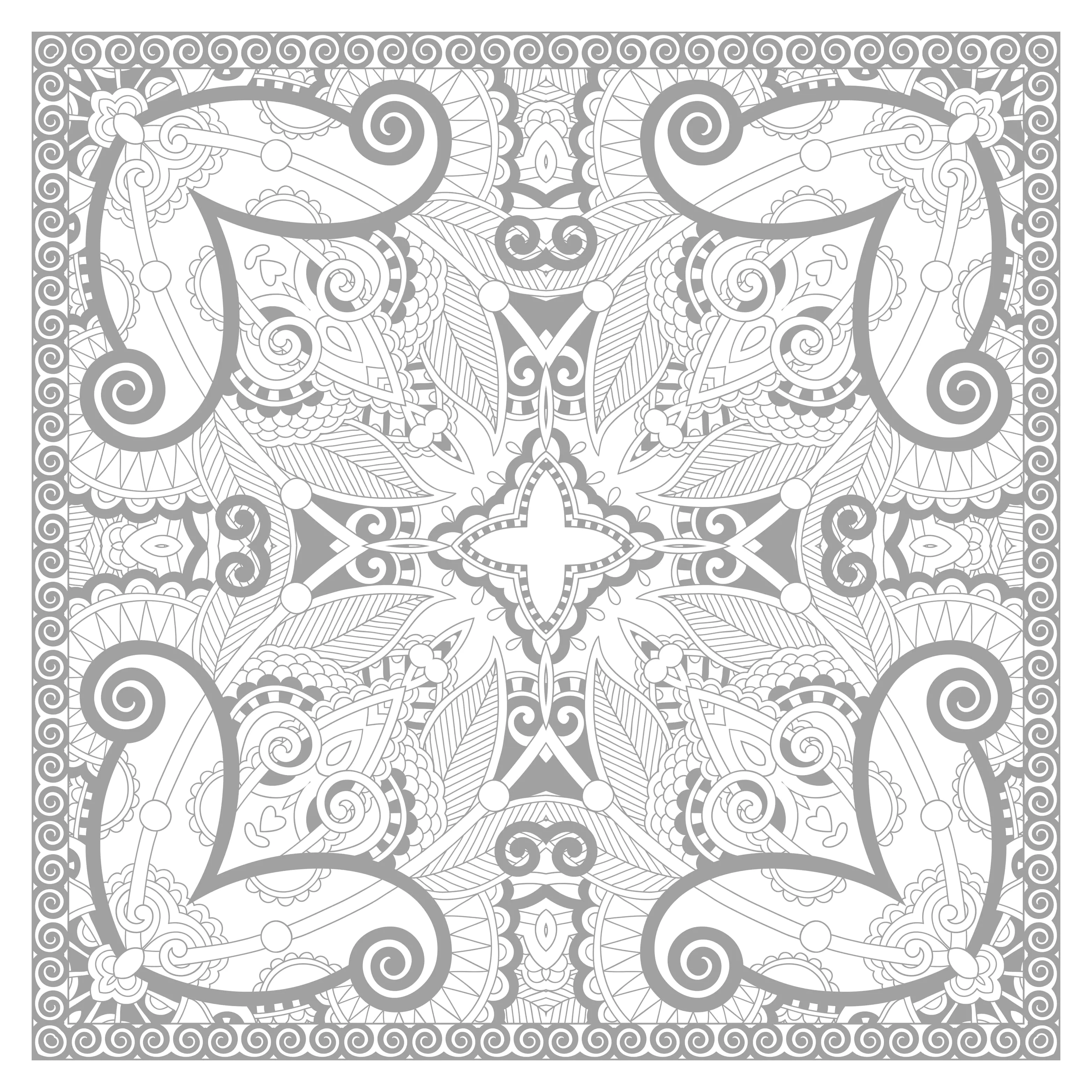 Dibujos para colorear de Mandalas para imprimir y colorear