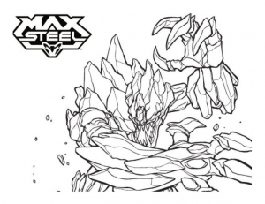 Páginas para colorear de Max Steel para imprimir