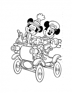 Dibujos para colorear gratis de Mickey y sus amigos para descargar