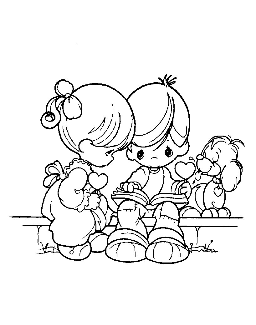 Dibujos para colorear para niños gratis de Momentos preciosos - Momentos  preciosos - Just Color Niños : Dibujos para colorear para niños