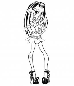 Monster High Dibujos para colorear para ni os