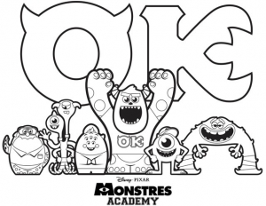 Monstruos de la Academia: Dibujos animados