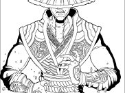 Páginas de Mortal Kombat para imprimir para niños