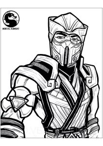 Mortal Kombat : Dibujos para colorear gratis de mortal-kombat para descargar