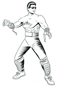 Mortal Kombat : Dibujos para colorear de mortal-kombat para descargar