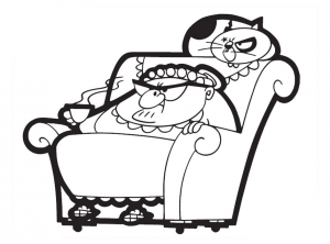 Dibujo gratis de Mr Bean para descargar y colorear