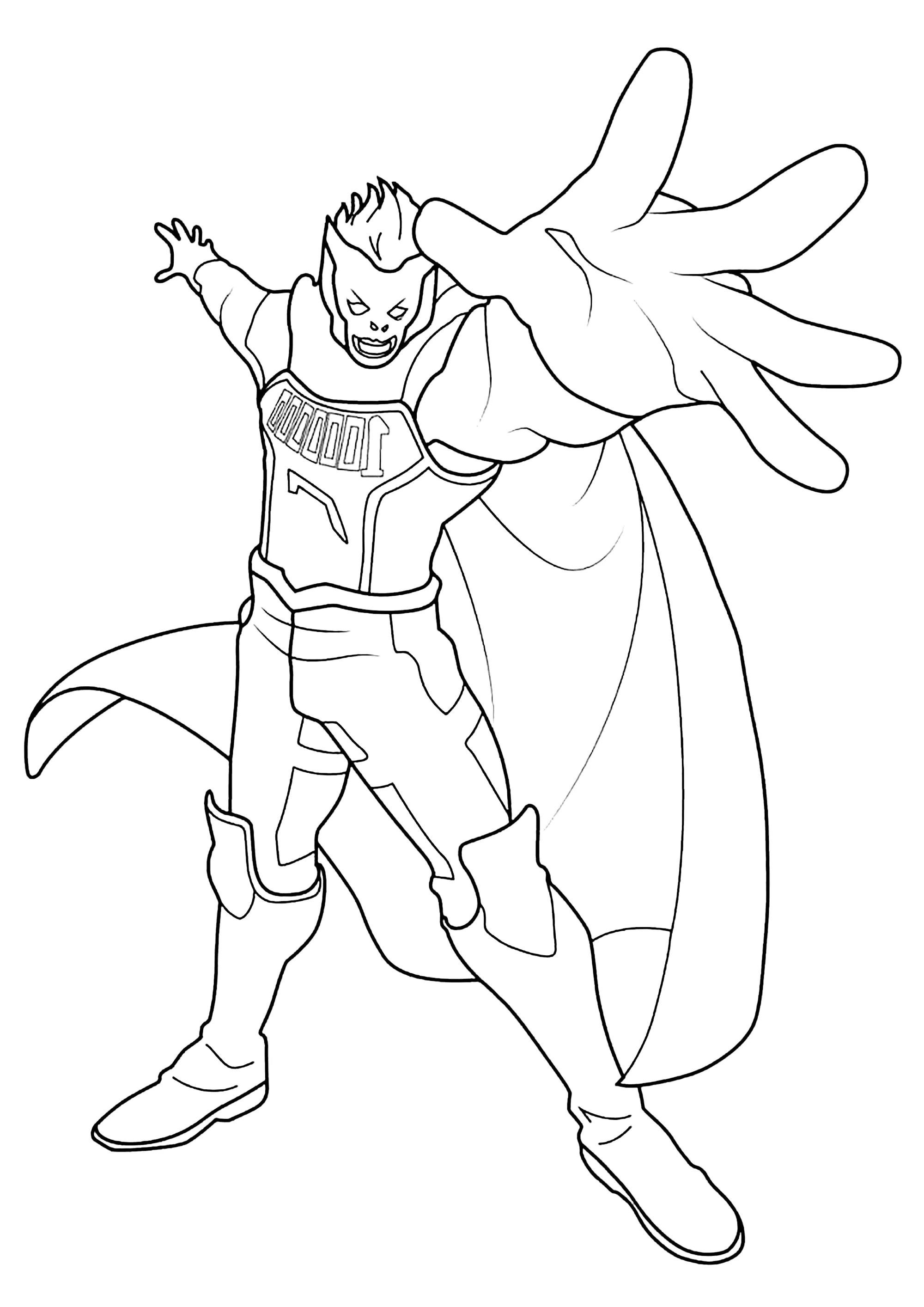 Dibujos para colorear gratis de my-hero-academy para niños (My Hero Academy)