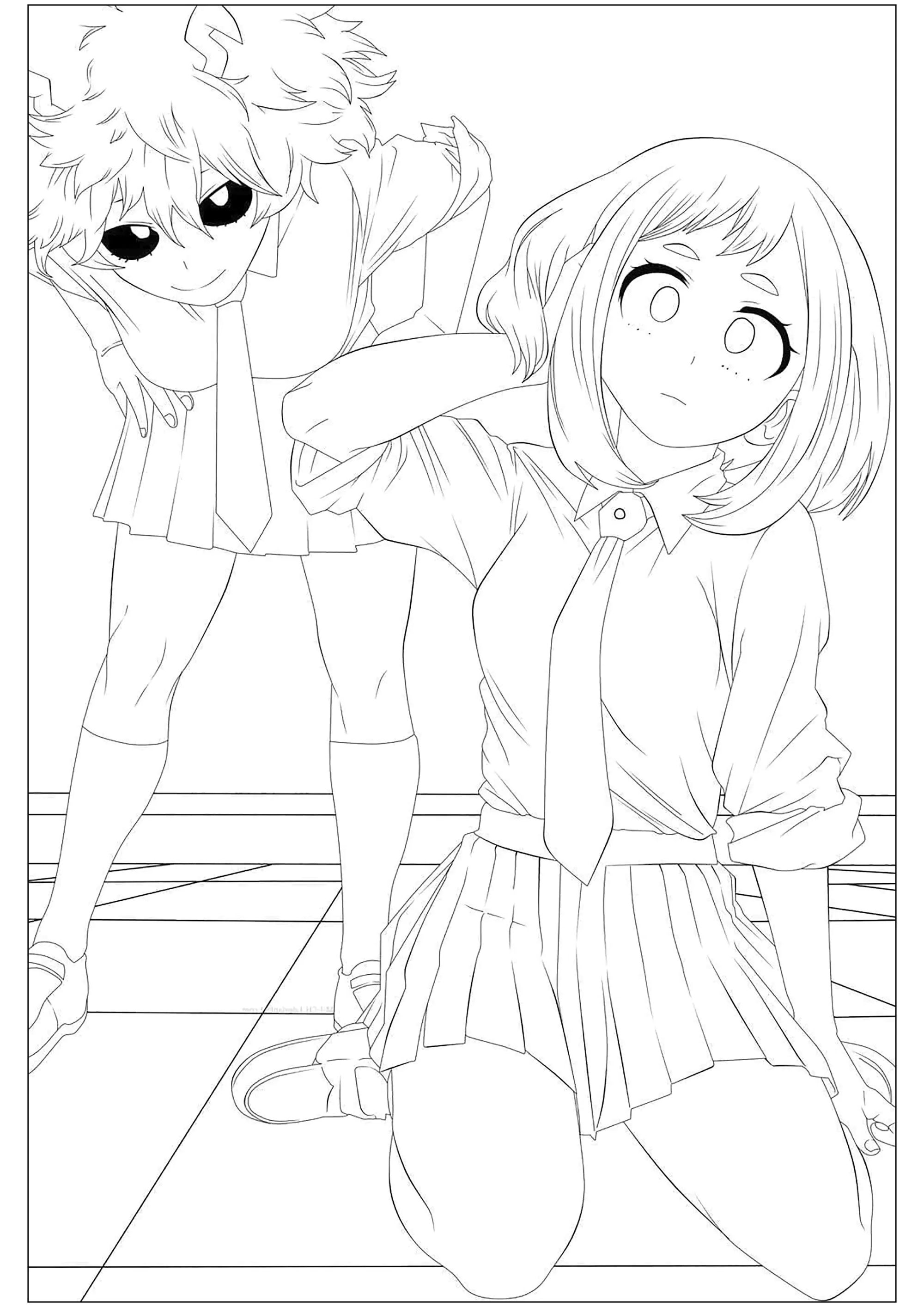 Dibujos para colorear para niños de my-hero-academy (My Hero Academy)