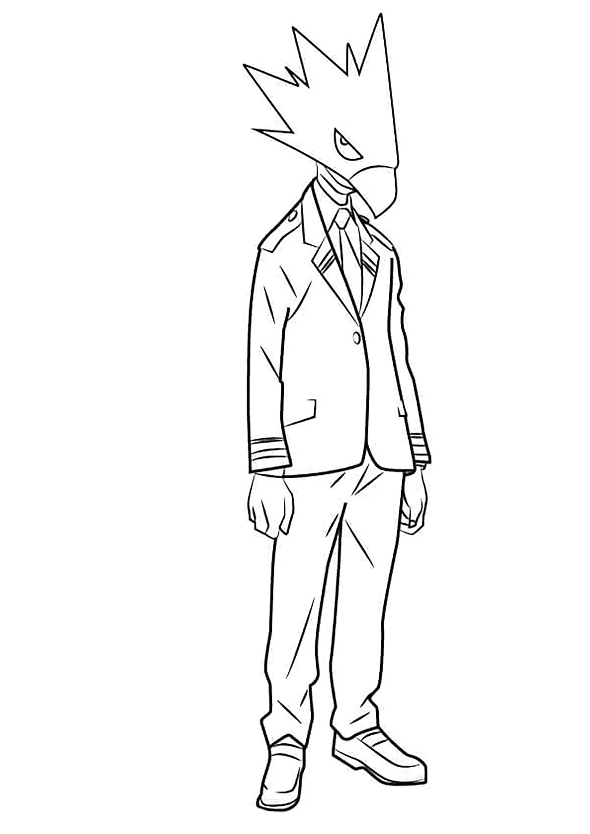Dibujos para colorear gratis de my-hero-academy para imprimir (My Hero Academy)