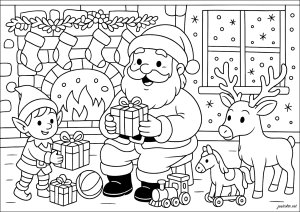 <span style="background-color: red; color: white;">Erreur API : Réponse API invalide : Insufficient Balance</span> (Página de Navidad  para imprimir)