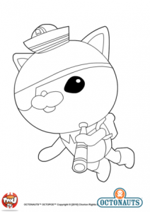 Páginas para colorear de Octonauts para niños