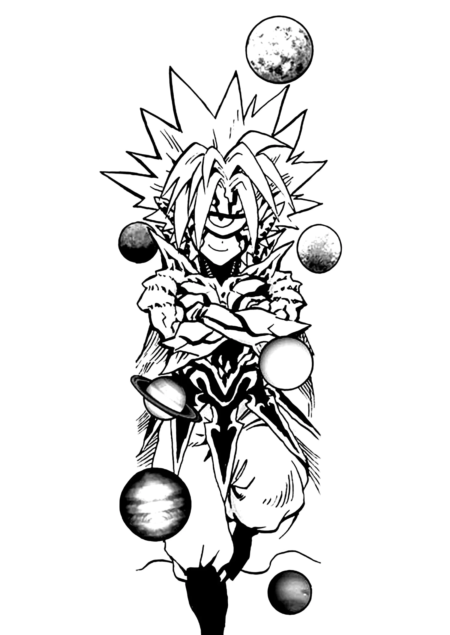 Imagen de One Punch Man para descargar y colorear