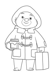 Oso Paddington : Dibujos para colorear de oso-paddington para descargar