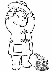 Oso Paddington : Dibujos para colorear para niños de oso-paddington