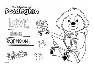 Oso Paddington : Dibujos para colorear gratis para niños de oso-paddington