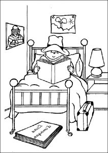 Oso Paddington : Dibujos para colorear para niños de oso-paddington