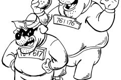Páginas de Patoaventuras para imprimir para niños