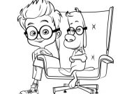 Dibujos de M Peabody y Sherman Time Travel para colorear