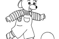 Dibujos de Pequeño oso marrón para colorear