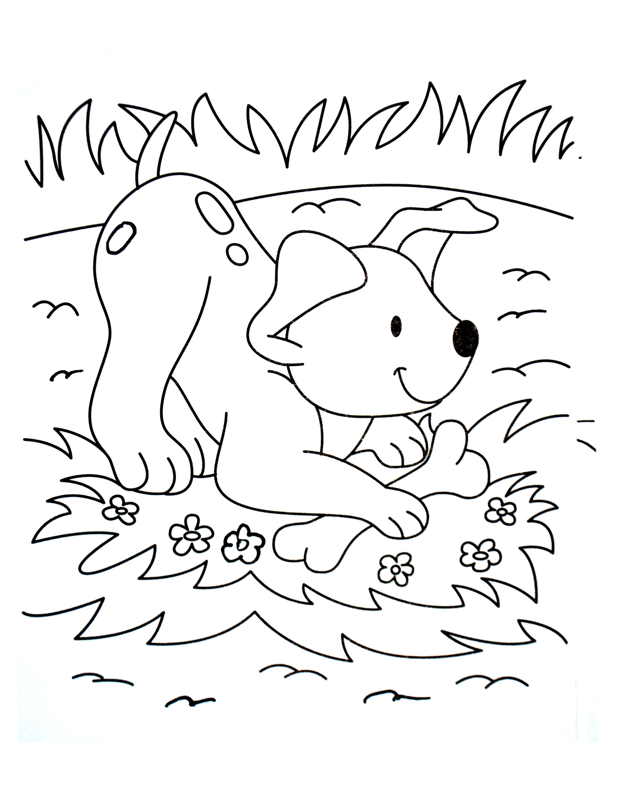 Dibujo de perro para descargar y colorear - Perros - Just Color Niños : Dibujos para colorear para niños Dibujo de perro para descargar y colorear - Perros - Just Color Niños : Dibujos para colorear para niños