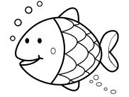Páginas de Piscis para imprimir para niños