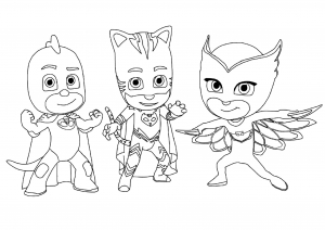 Pyjamasques (PJ Masks): los 3 héroes reunidos