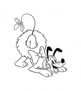 Dibujo de Plutón gratis para descargar y colorear (Página de Pluto  para imprimir)