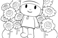 Páginas de Pocoyo para imprimir para niños