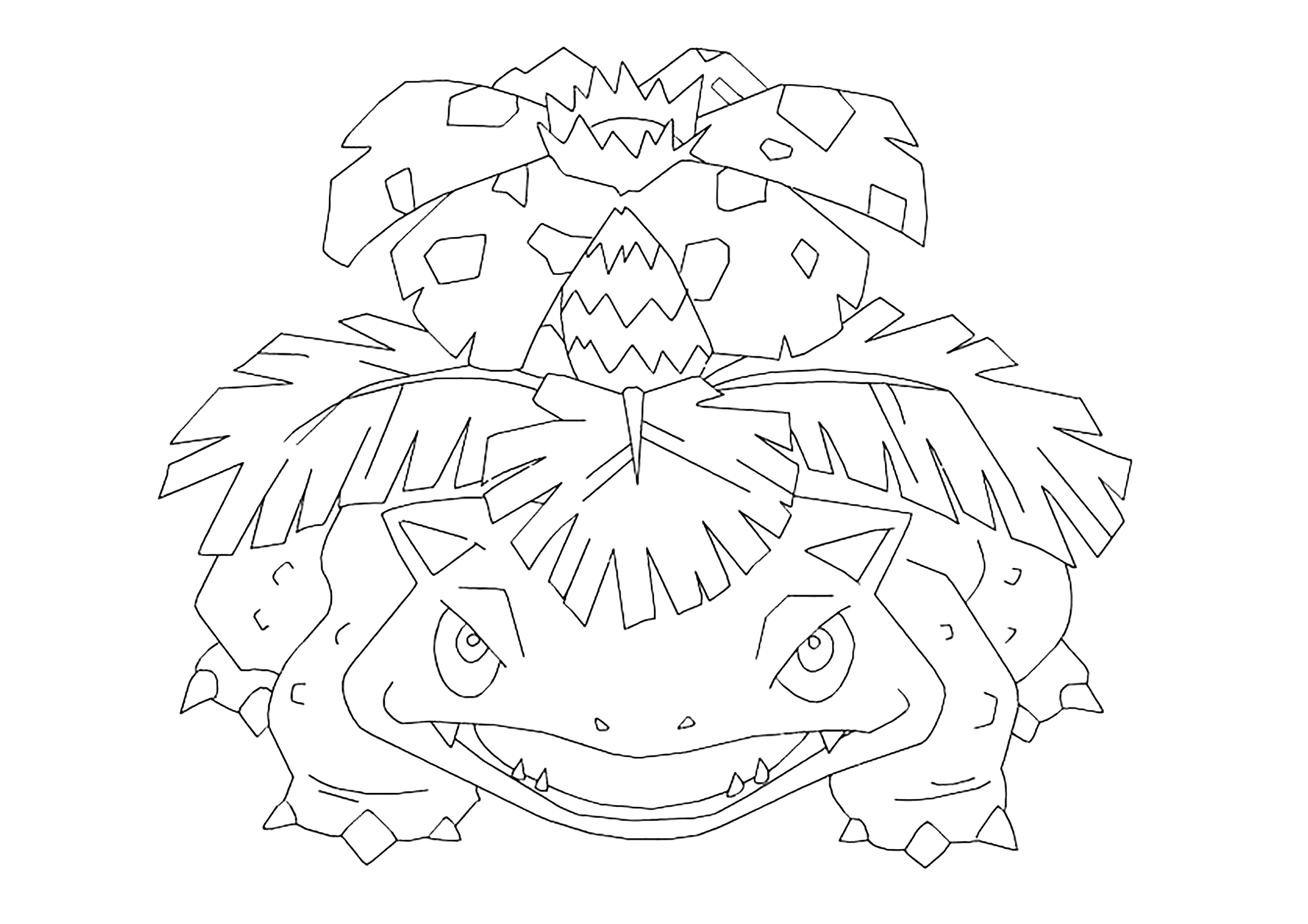 Herbizarre : Página para colorear e imprimir (Todas las páginas para colorear de Pokémon)