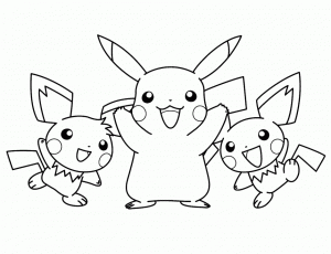 Dibujos para colorear para niños de Pokemon