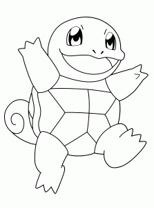 Simple Dibujos para colorear de Pokemon para imprimir y colorear