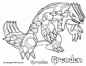 Dibujos para colorear gratis de Pokemon para imprimir (Página de Todas las páginas para colorear de Pokémon  para imprimir)