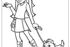 Páginas de Polly Pocket para imprimir para niños