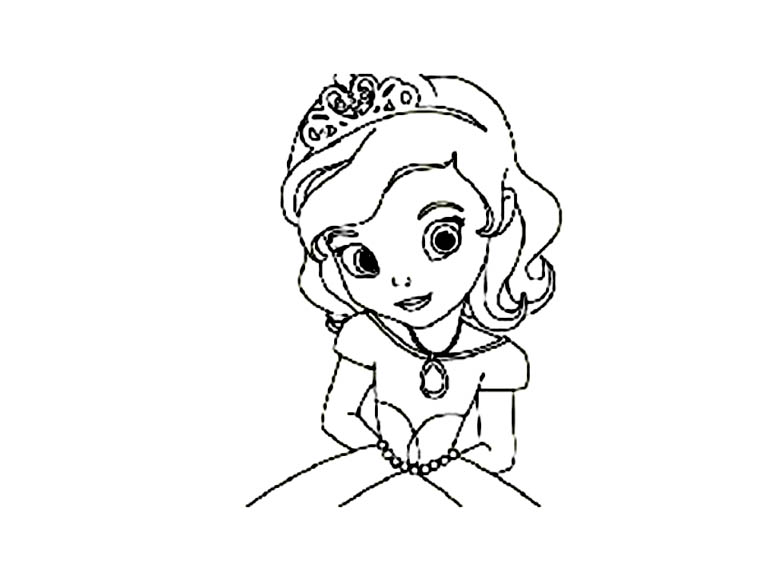  Páginas para colorear de la Princesa Sofía (Disney) para imprimir gratis