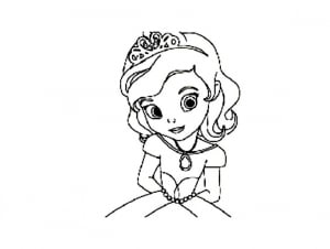 Páginas para colorear de la Princesa Sofía (Disney) para imprimir gratis