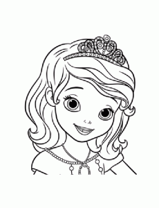Princesa Sofía (Disney) páginas para colorear gratis para descargar