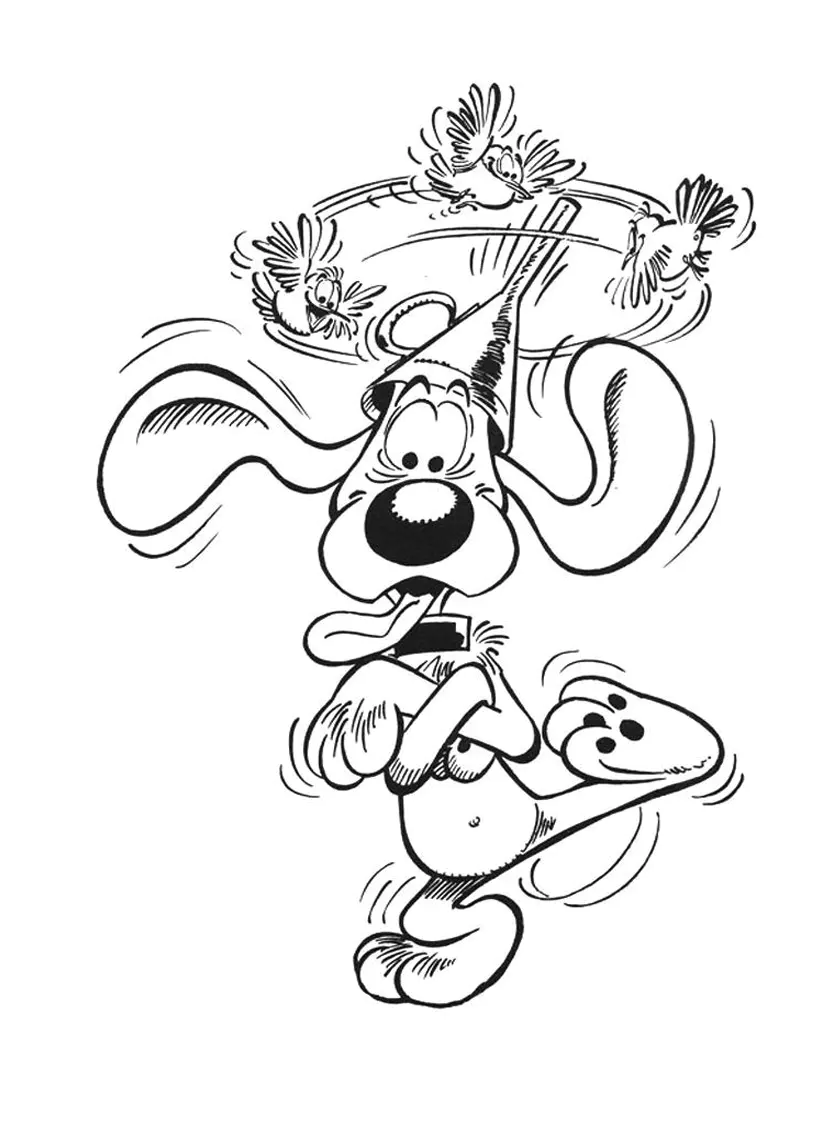 Dibujos para colorear gratis de Boulle y Bill (Quique Y Lucio)