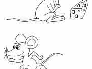 Dibujos de Ratón para colorear
