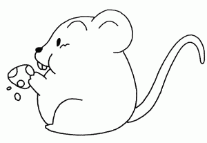 Dibujos para colorear gratis de Ratón