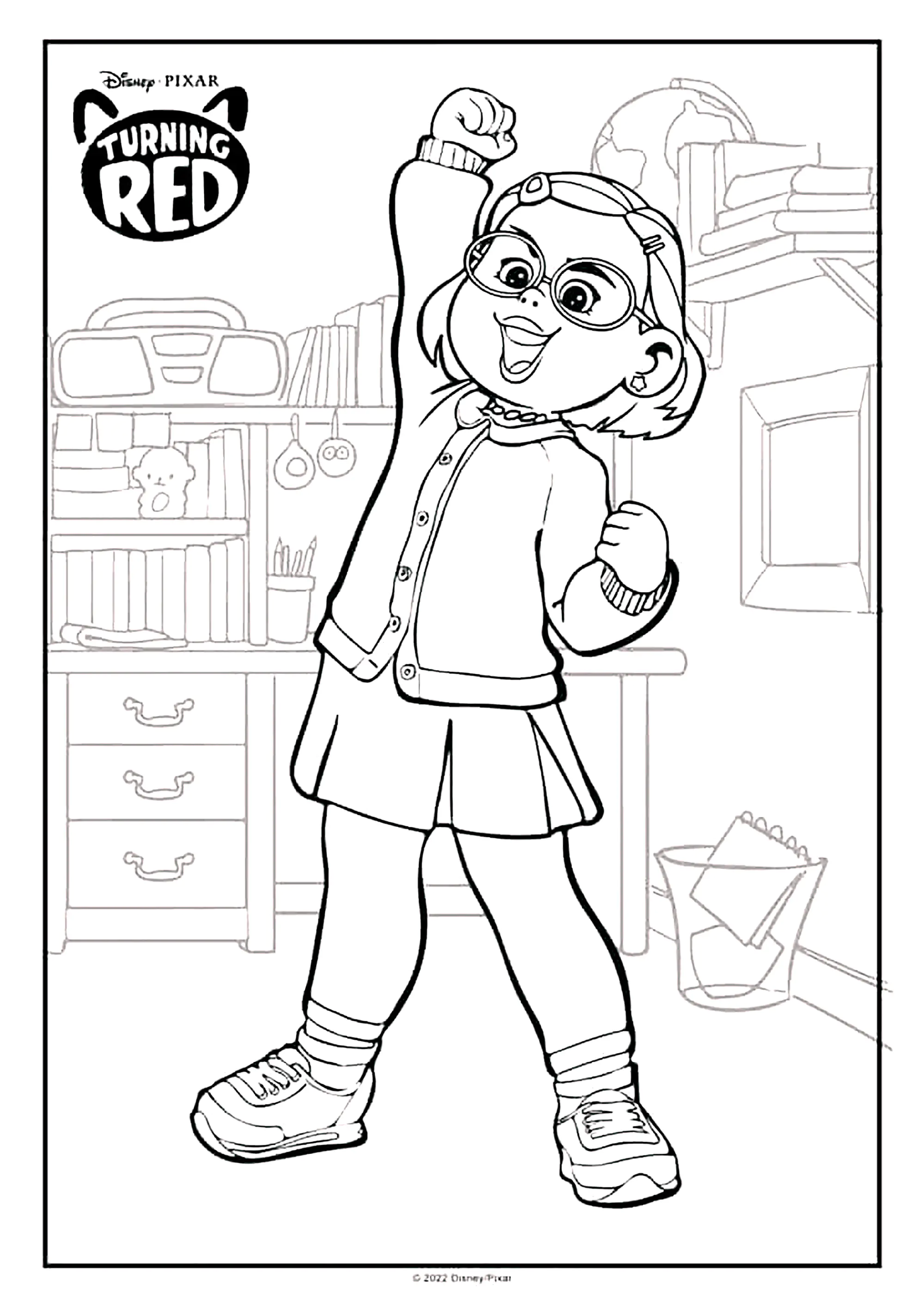 Meilin Lee (Página de Red para imprimir para niños)