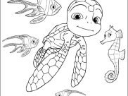 Páginas de Las aventuras de Sammy para imprimir para niños