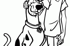 Páginas de Scooby Doo para imprimir para niños