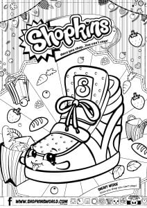Shopkins : Cuña escurridiza (Página para imprimir)